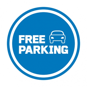 We have free parking